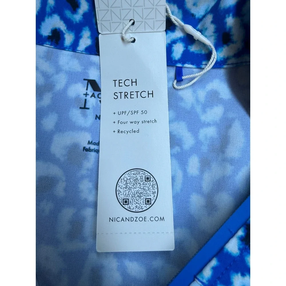 NIC + ZOE Tech Stretch‎ Crop Jacket Size XXL